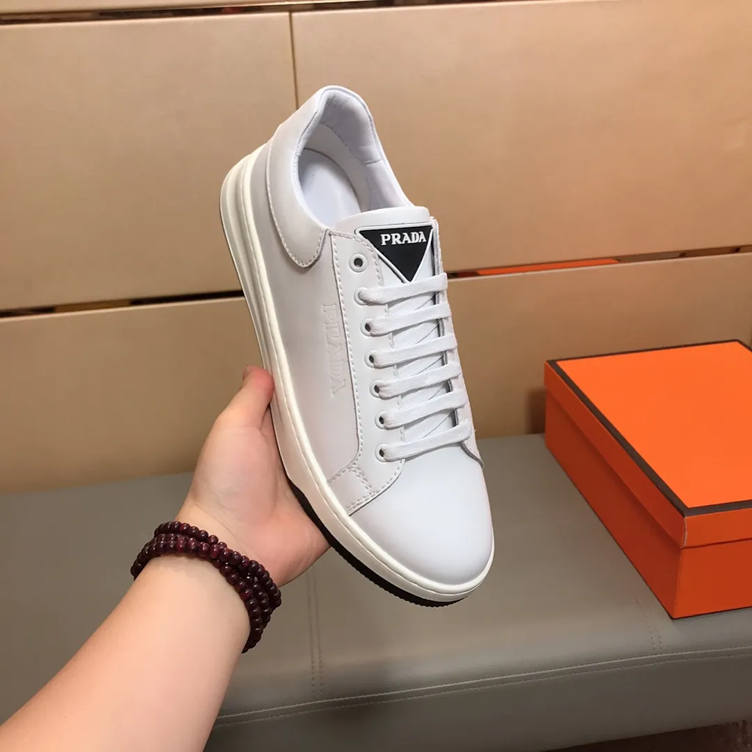Ex-factory price 360🕷️🕷️【PRADA】Prada's new men's fashionable sports and casual shoes🇨🇳High-end boutique💯Exquisite details, cowhide upper, pigskin lining,🌶🌶original lightweight, wear-resistant and non-slip original outsole, comfortable to wear🎋Classic craftsmanship, fine workmanship, worth owning Code number: 38-44